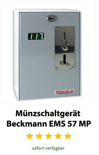 Wertmarken Münzschaltgerät Beckmann EMS 57