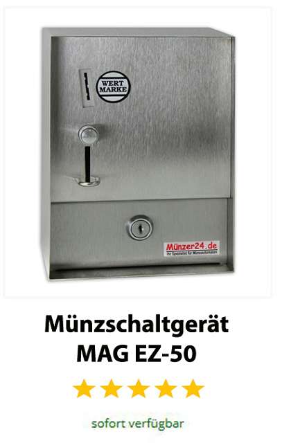 Wertmarken Münzschaltgerät MAG EZ 50