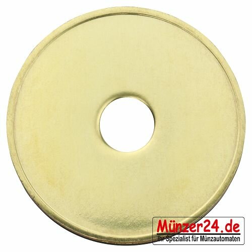 Brass standard Token 26mm x 1,5 mm, 100 pieces