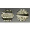 Tokens with 1+2 grooves, 24mm x 2mm, 100 pieces