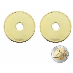 Jeton size as 2 Euro Coin, 25,6mm x 2,2mm, 100 pieces
