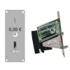 50 Cent coin acceptor, front panel 150mm x 50mm