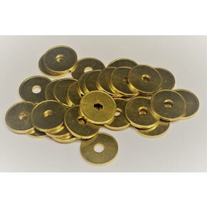 brass coin 24mm x 2,3mm, 100 pieces