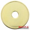 metal brass token 26mm x  2,3mm, with hole, 100 pieces