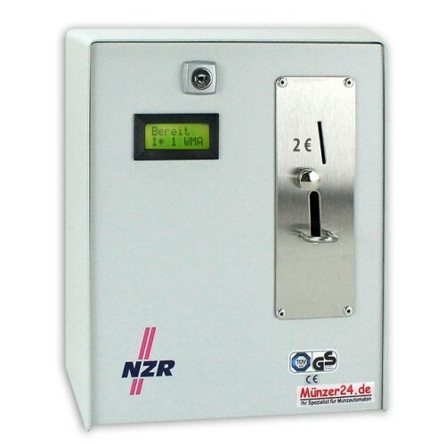 Time coin counter NZR ZMZ 0215 - option G - contactor 3 x 20 A - 2 Euro