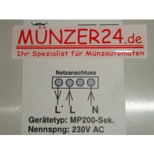 Coin machine IHGE MP 200 for tokens, used