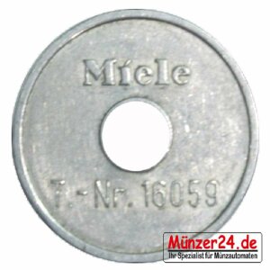Miele wash token WM 9 ( Nr.11726), 50 pieces