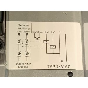 Shower coins Beckmann EMS 81 VA - 24 volts 1 Euro