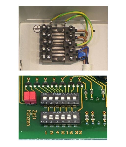 NZR Münzzähler ZMZ 0215 – Elektronischer Zeit-Münz-Zähler Für 1-Euro-Münzen, Robust & Langlebig