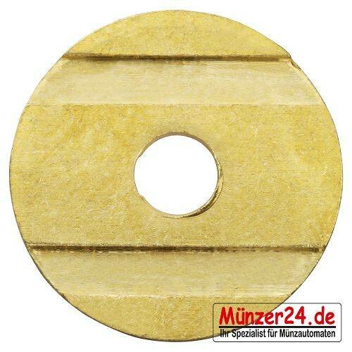 25mm profile token with middle hole, like NZR 2050, 100 piece