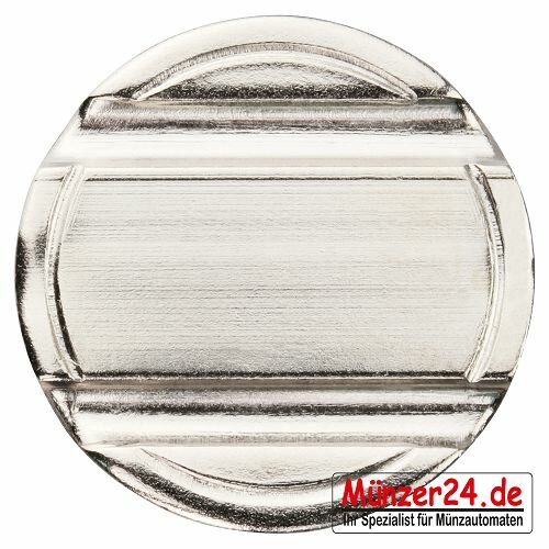 Wertmarke pd 24 (24mm x 2mm), Rillen-Profil, VE=100