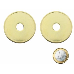 Token like 1 Euro Coin, 23mm x 2,3mm, 100 pieces