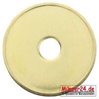Wertmarke wie 1 Euro, 23 mm x 2,3 mm, gelocht, VE=100
